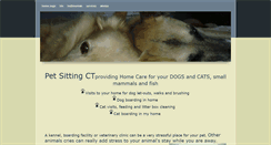 Desktop Screenshot of petsittingct.com