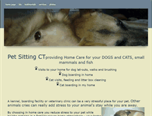 Tablet Screenshot of petsittingct.com